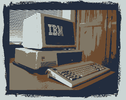 Foto: IBM 5150 PC 2Bit 4Color